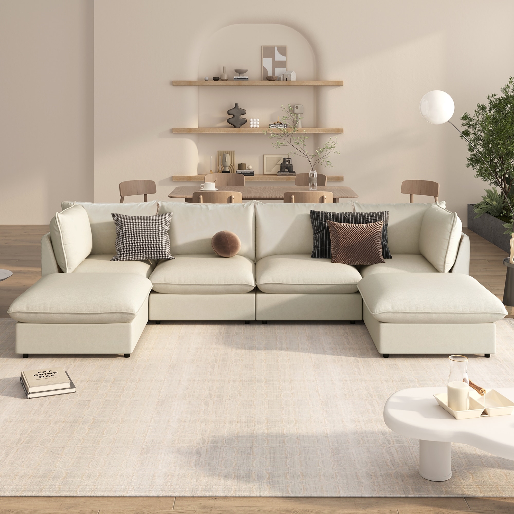 Large modular seat cheap cushion