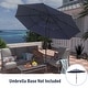 preview thumbnail 13 of 58, 10ft Patio Market Umbrella with Double Airvent