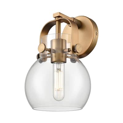 Innovations Lighting 423-1W-10-7 Pilaster II Sphere Sconce Pilaster II
