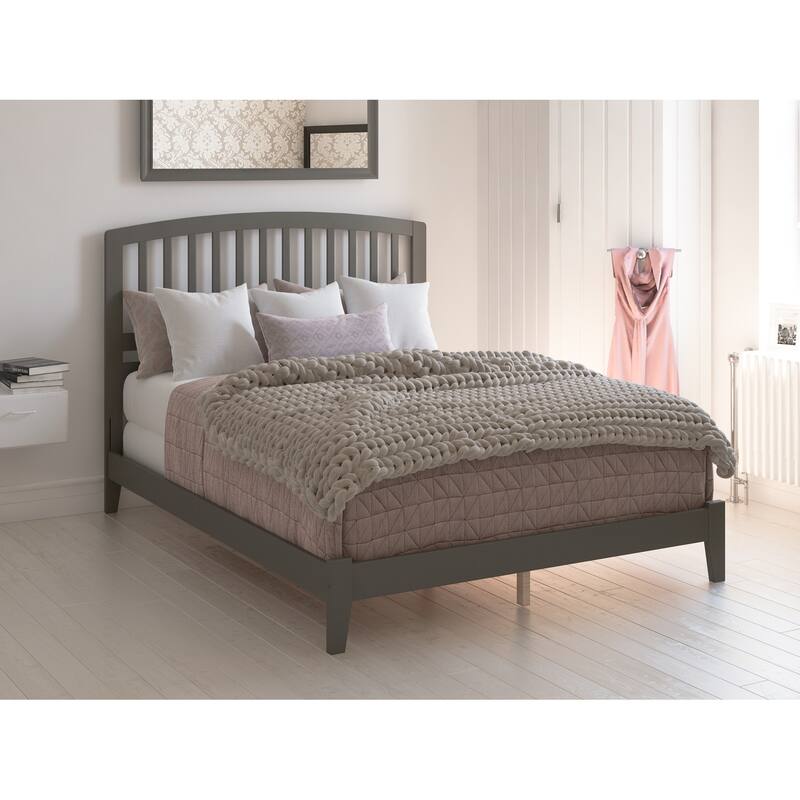 Richmond King Foundation Bed Frame in Grey - Grey - King