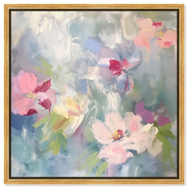 Art Remedy Fractal Flowers Canvas Flo...