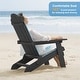 preview thumbnail 4 of 50, WINSOON All Weather HIPS Outdoor Folding Adirondack Chairs Outdoor Chairs Set of 4