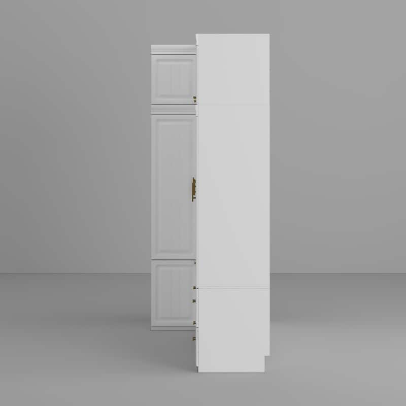 Armoires Wardrobes Shelves Door Bedroom Storage Closet(93.9"/74.2"H)