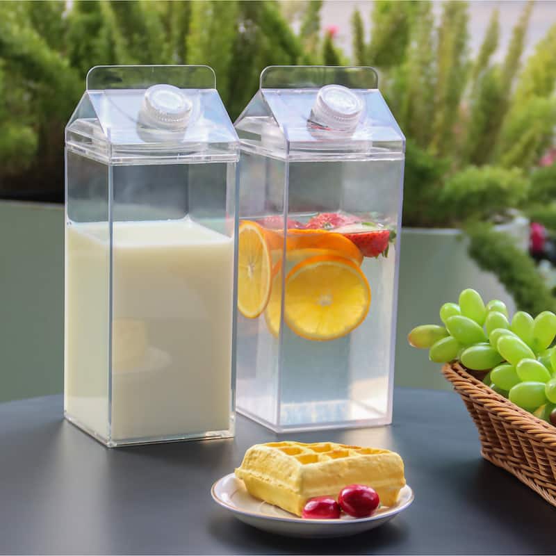 Kitchen Details 64 Ounce Beverage Carton in Clear