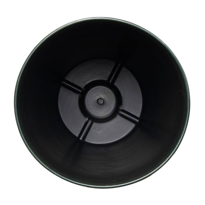 Glitzhome Set of 2 Oversized Tall Planter Honeycomb Textured Gradient Cobalt Blue Garden Plant Pots with Drainage Holes