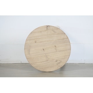 20" Round Side Table with Round Legs Weathered Natural - 54 x 84
