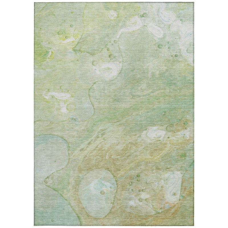 HomeRoots Abstract Transitional Rectangle Outdoor Rug