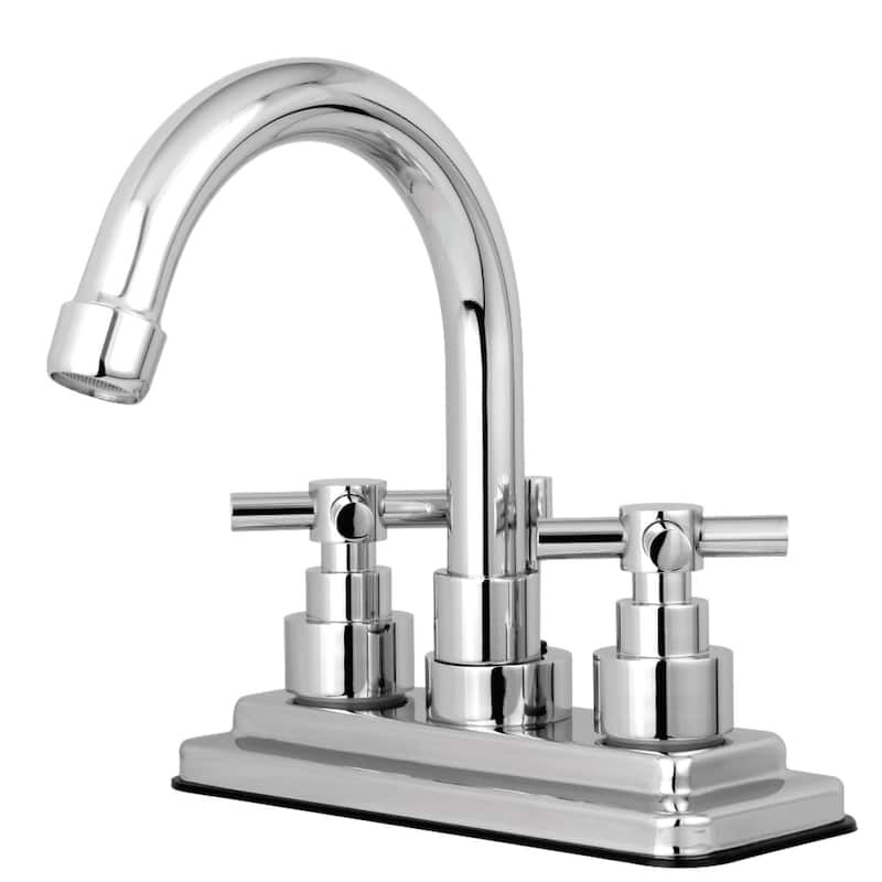 Kingston Brass Elinvar Centerset Bathroom Faucet with Brass Pop-Up - Polished Chrome