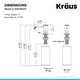 preview thumbnail 5 of 15, Kraus Kitchen Soap Dispenser
