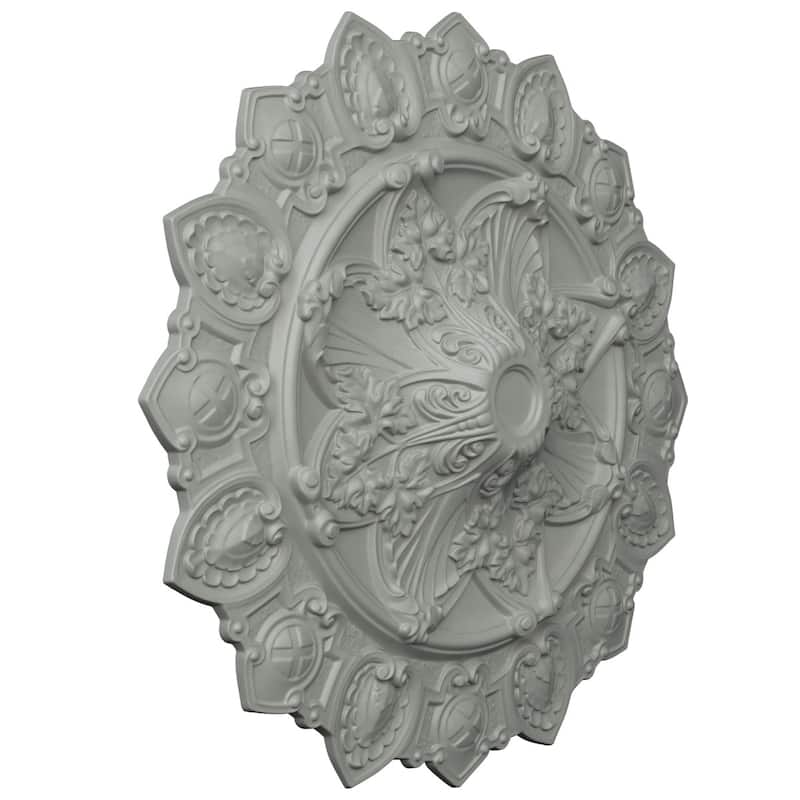 36 3/8"OD x 2 1/4"ID x 1 7/8"P Julianna Ceiling Medallion - 36 3/8"OD x 2 1/4"ID x 1 7/8"P