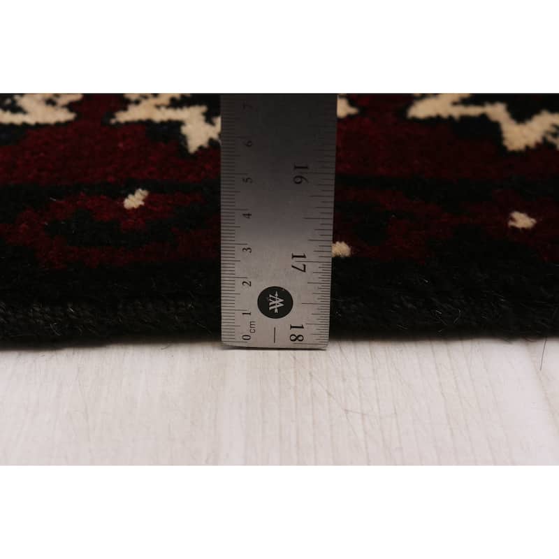 ECARPETGALLERY Hand-knotted Melis Red Wool Rug - 7'1 x 10'1