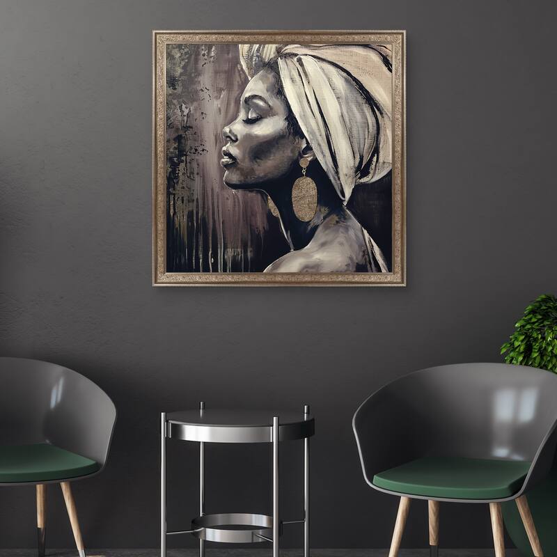 Masterpiece Art Gallery| Meditation III by Annabelle Hall - Framed Canvas Art Print
