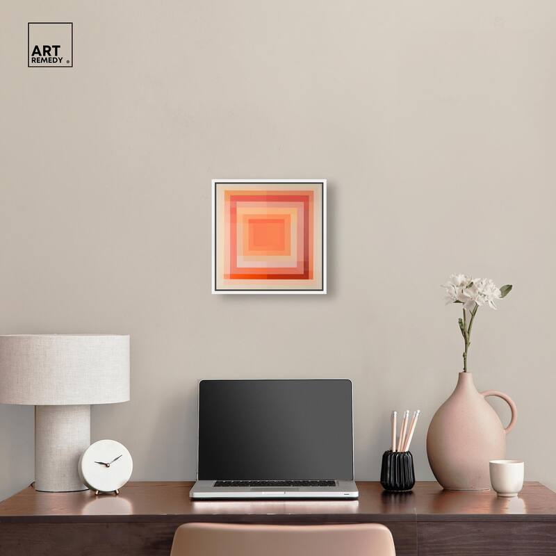 Minimal Color Blocks III Canvas by Art Remedy