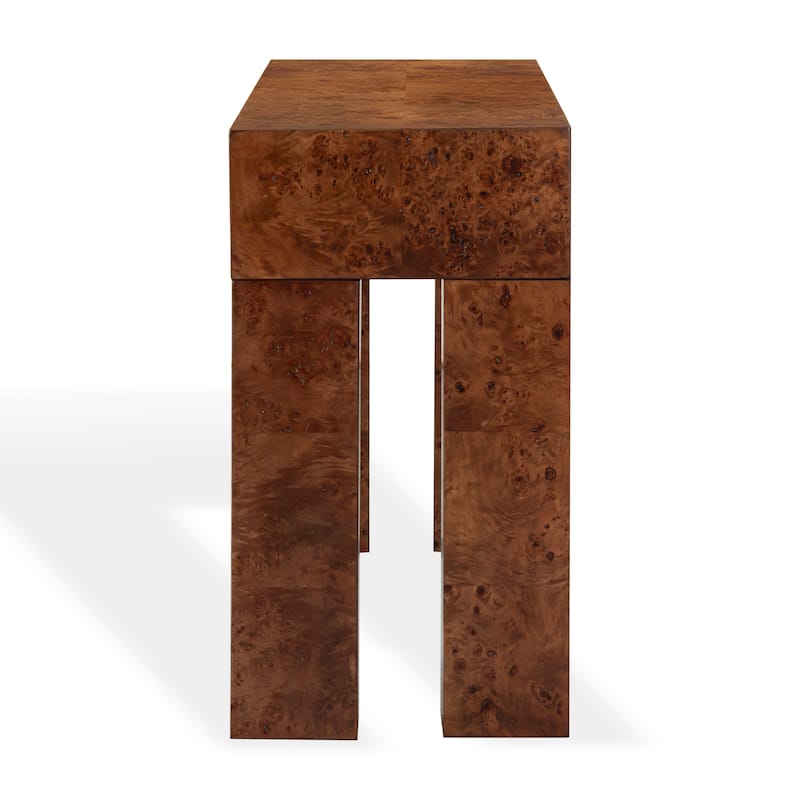 SAFAVIEH Couture Betharose Burl Wood Cons Table - 60"W x 16"D x 29"H