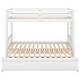 preview thumbnail 12 of 11, Twin over Pull-out Bunk Bed with Trundle, Accommodate 4 People, White