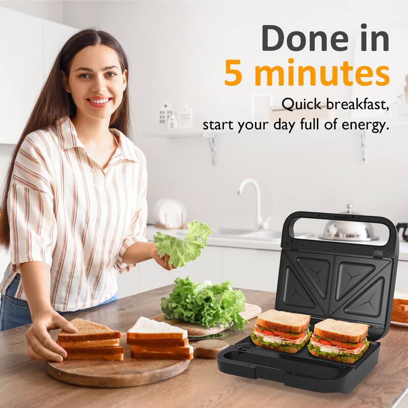 850W 3 in 1 Sandwich Maker - N/A