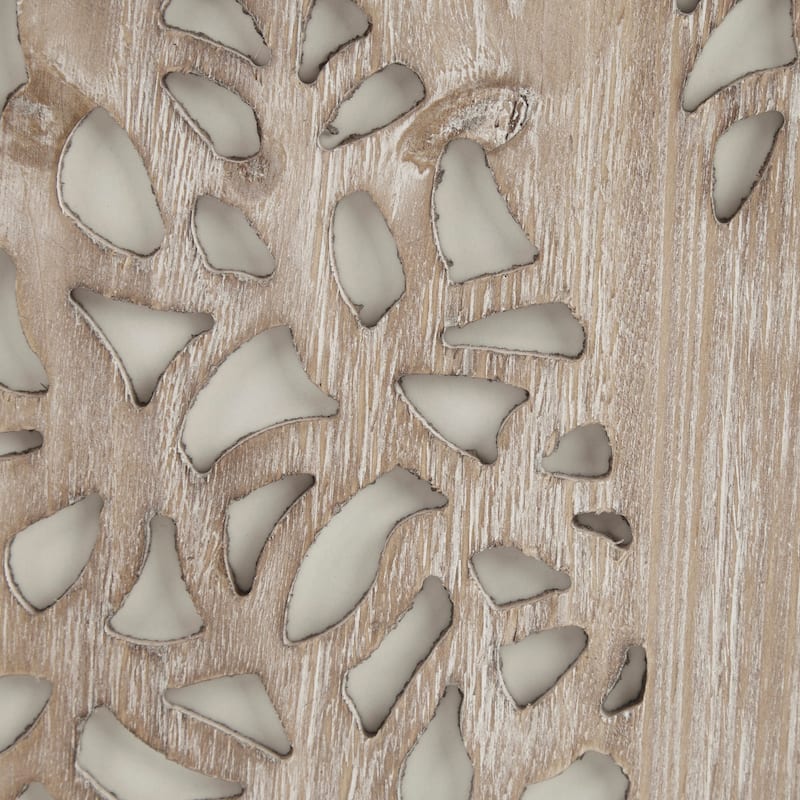 Madison Park Laurel Branches Laser Cut Tree Framed Panel Wall Decor
