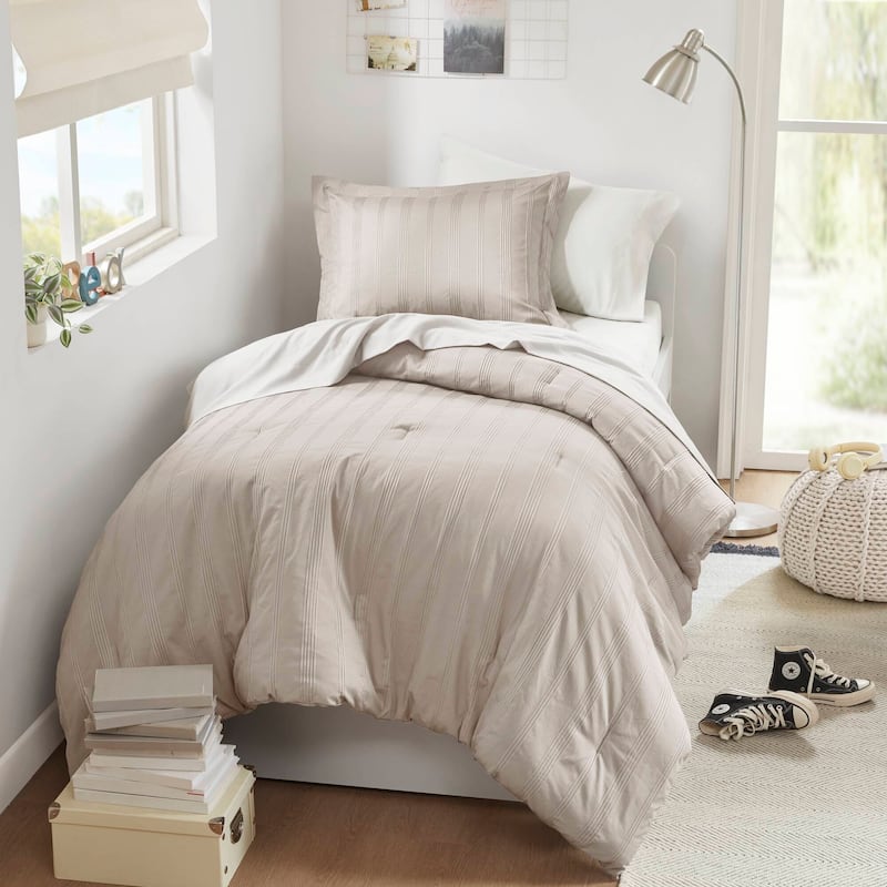 Chelsea Square Logan Woven Striped Comforter Set