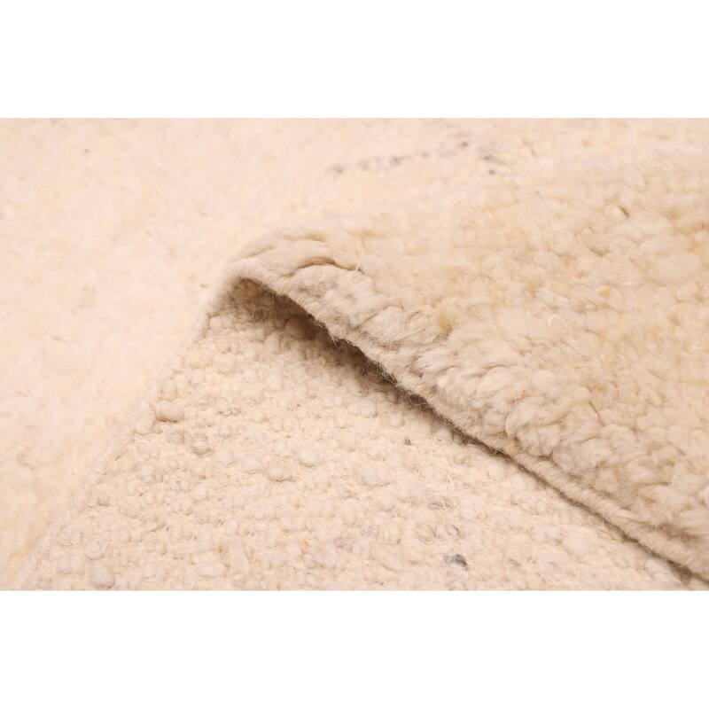 ECARPETGALLERY Hand-knotted Looma Cream Wool Rug - 8'3 x 10'3