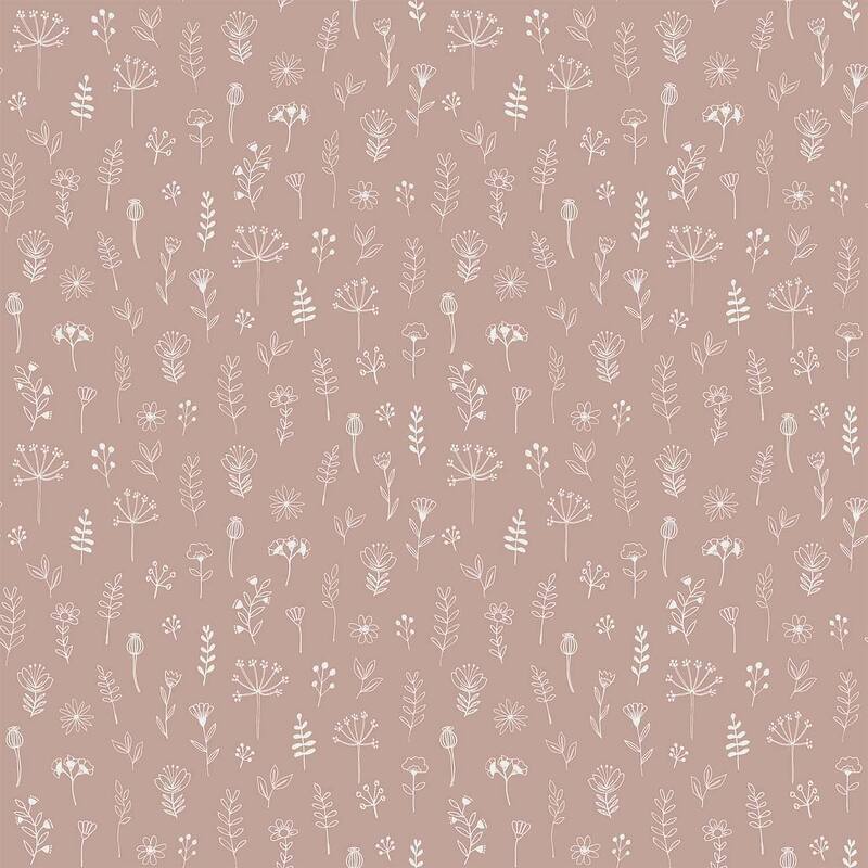 Chesapeake Tatula Rose Floral Wallpaper - 20.9 x 396 x 0.025