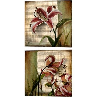 Patricia Pinto 'Vintage Studio' Canvas Art (Set of 2)