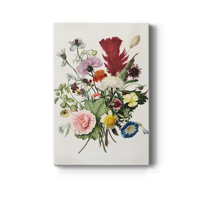 Bouquet of Flowers Premium Gallery Wrapped Canvas - Ready to Hang