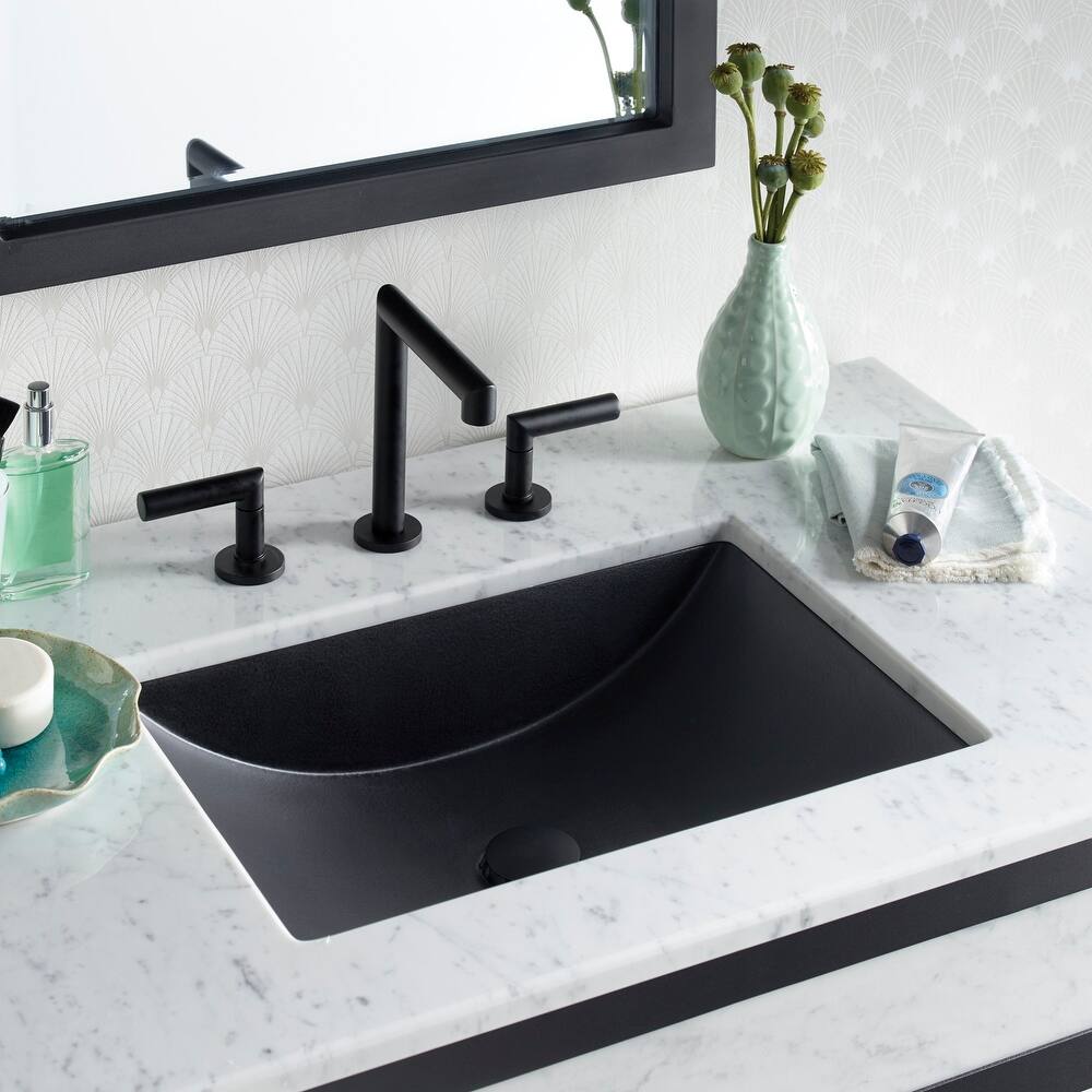 Cabrillo 21-inch NativeStone Undermount Bathroom Sink - 20.75" x 14.75" x 5"