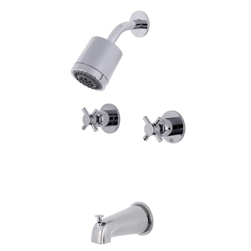 Concord Two-Handle Tub and Shower Faucet - Polished Chrome