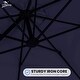 preview thumbnail 18 of 34, 10 ft.Aluminum Curvy Cantilever Offset Hanging Patio Umbrella With Sandbag Base