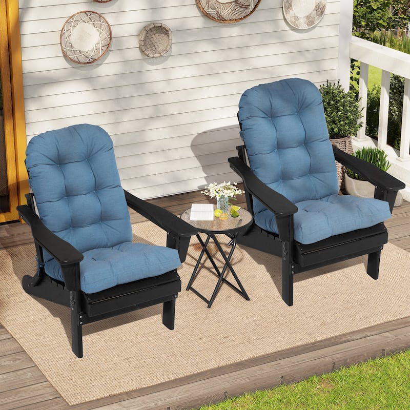 Outdoor Adirondack Chair Cushion Thickened Patio Chair Pad Lounge Rocking Chair Cushion