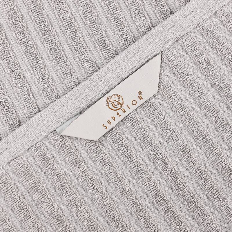 Superior Soho Ribbed Cotton Hand Towel Set of 4