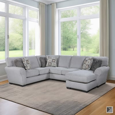 Tetbury Chenille 2-Piece Sectional with Reversible Chaise