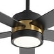 preview thumbnail 41 of 47, Airsurfer 52 in. Integrated LED Indoor Ceiling Fans with Light and Remote Control Included