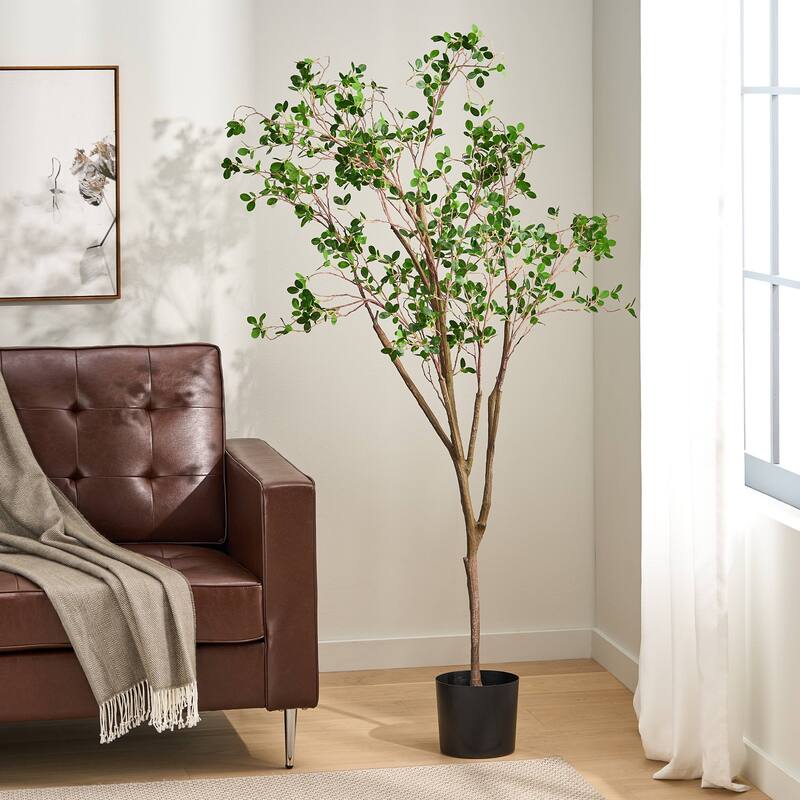 180cm ARTIFICIAL MILAN LEAF BONSAI - Green