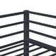 preview thumbnail 20 of 31, Metal Loft Bed Twin, Loft Bed Frame with Guard Rails and Flat Ladder