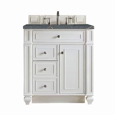 James Martin Vanities 157-V30-3PBL Bristol 30" Single Basin Walnut