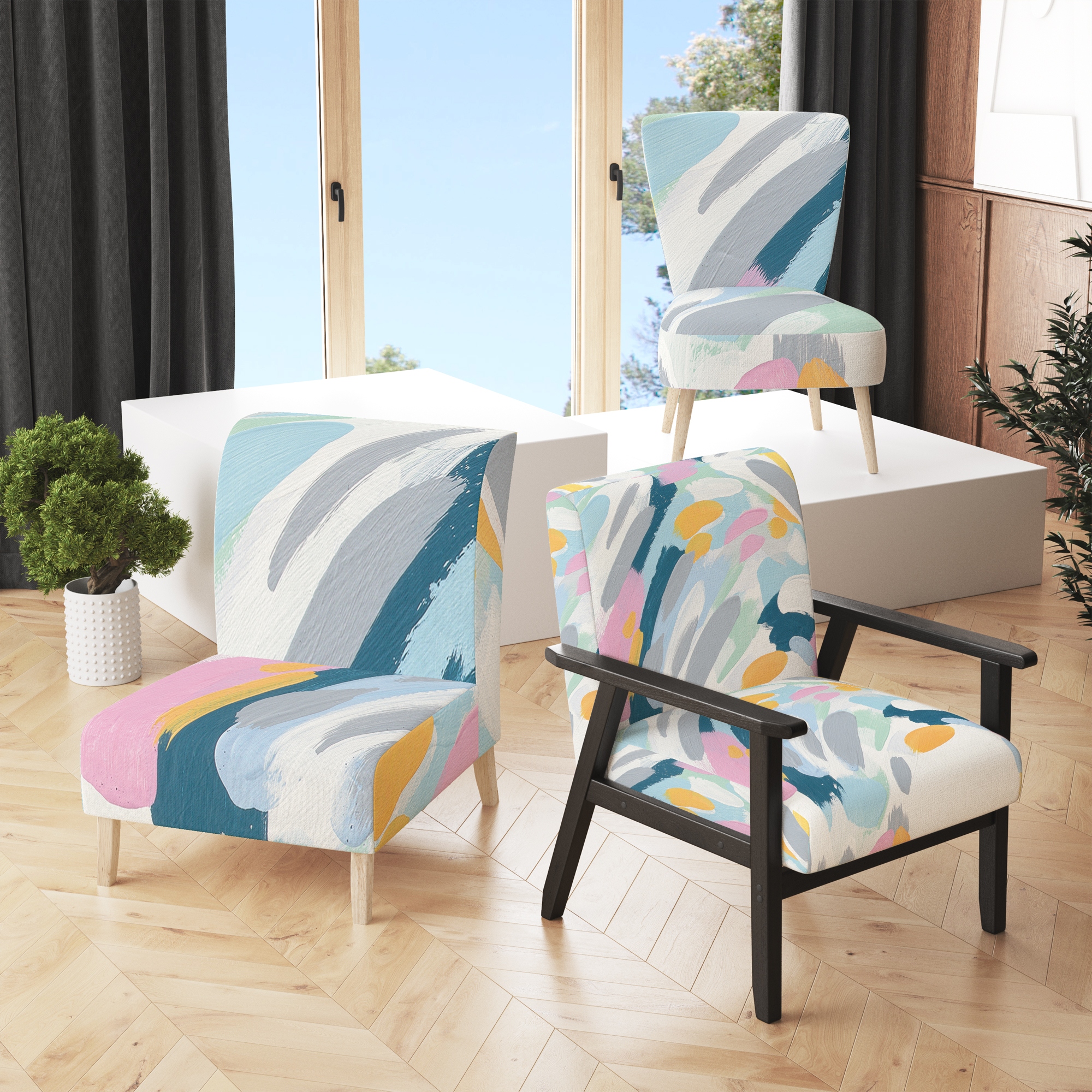 Modern geometric 2025 chair