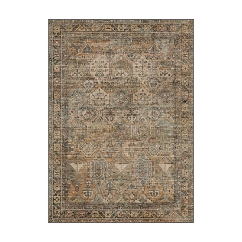 Mcow EverEase Collection Low Pile Machine Washable Non-Slip Area Rug