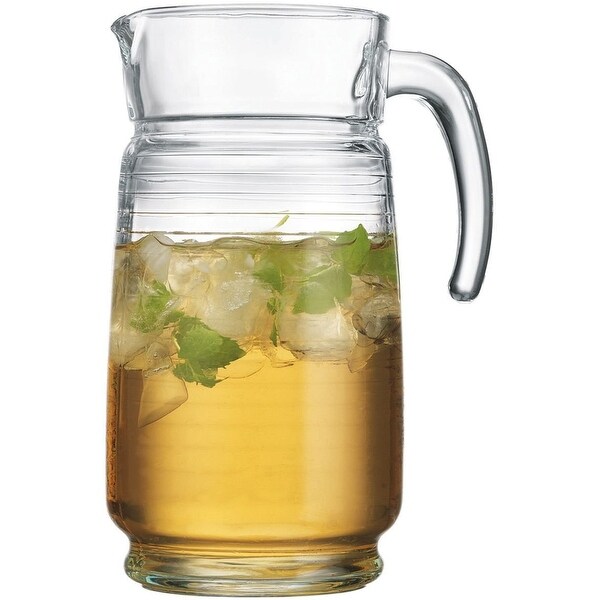 Palais Glassware Striped Collection Striped Clear Glass Set