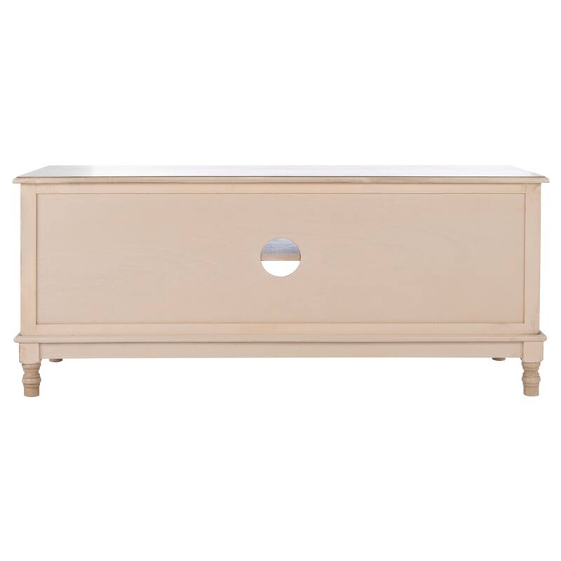 SAFAVIEH Tess 2-Door 1-Shelf TV Media Stand - 47.3" W x 15.8" L x 20" H - 47Wx16Dx20H - Sand