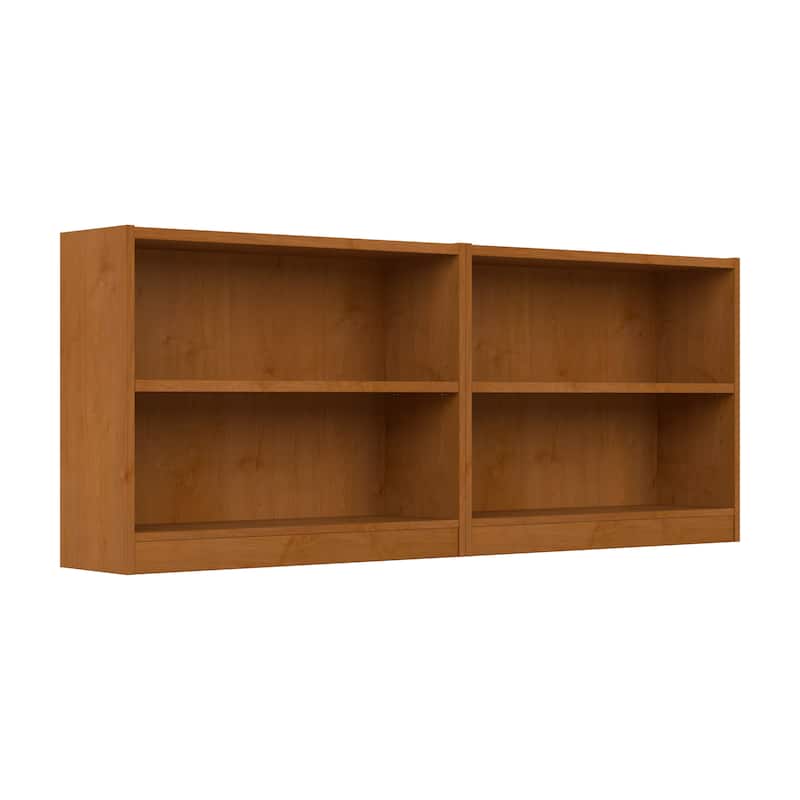 Universal Small 2 Shelf Bookcase Storage - Set of 2 by Bush Furniture.
