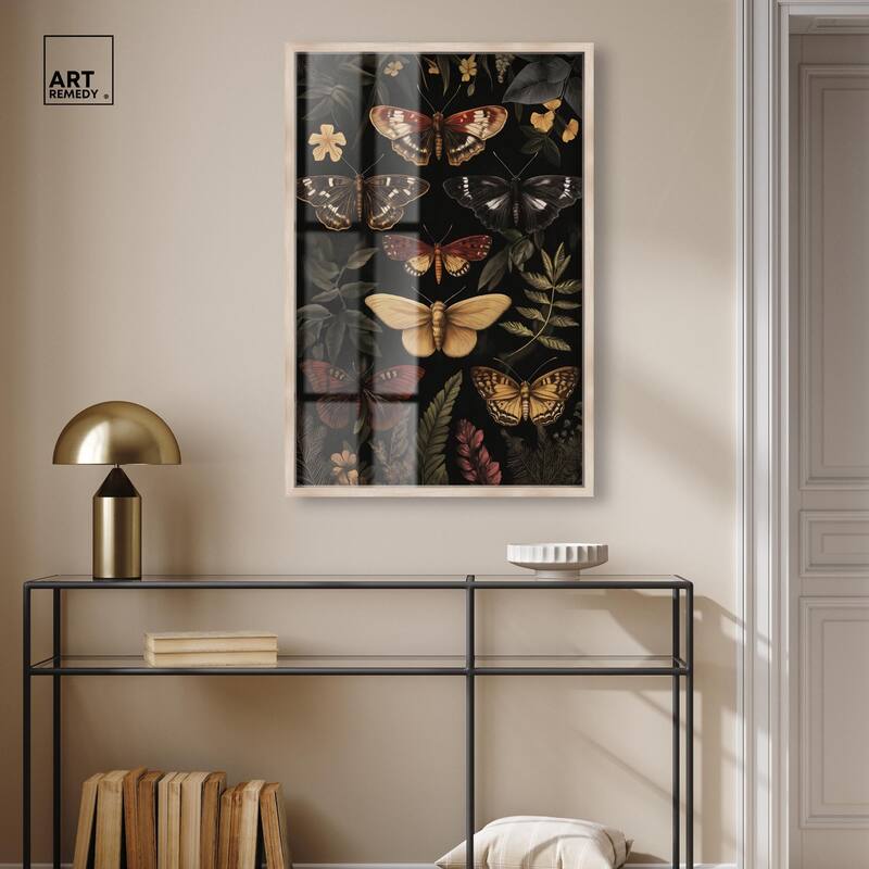 Winged Visitors III Shadowbox by Art Remedy