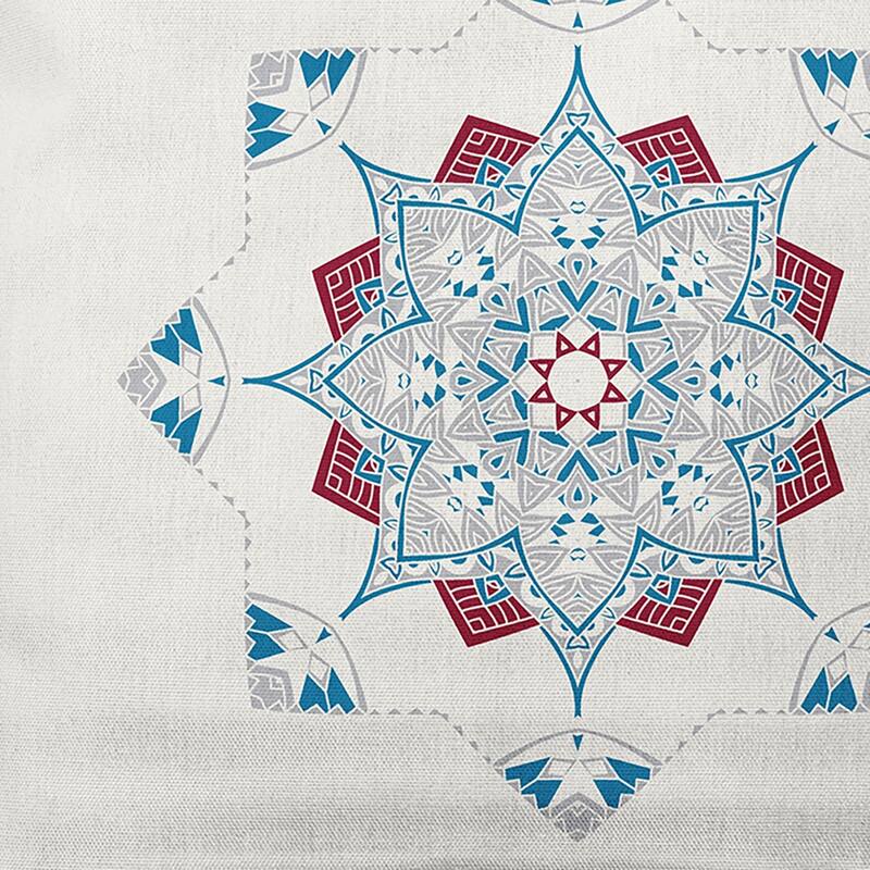 Snowflake Star Winter Soft Spun Polyester Decorative Throw Pillow