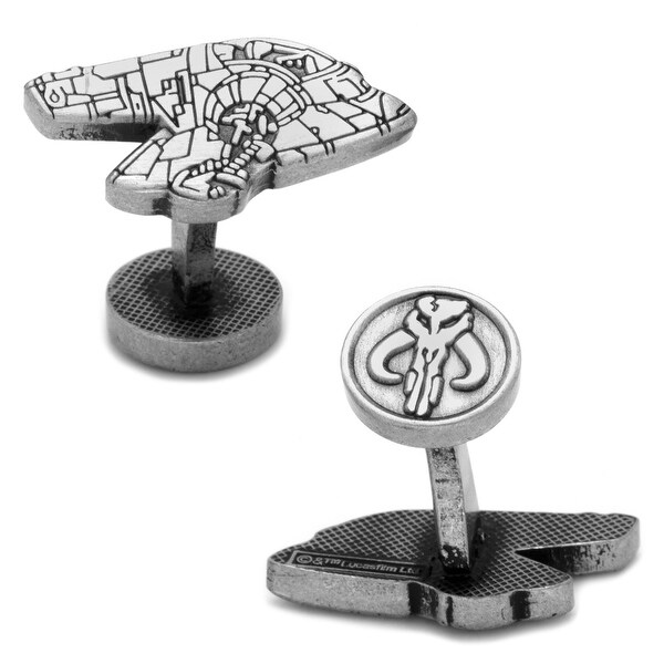Shop Star Wars Boba Fett Slave Ship Antique Finish Cufflinks Free