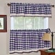 preview thumbnail 25 of 26, Buffalo Check Gingham Kitchen Curtain Tier Pairs, 58x36 Inches - 58x36 Inches