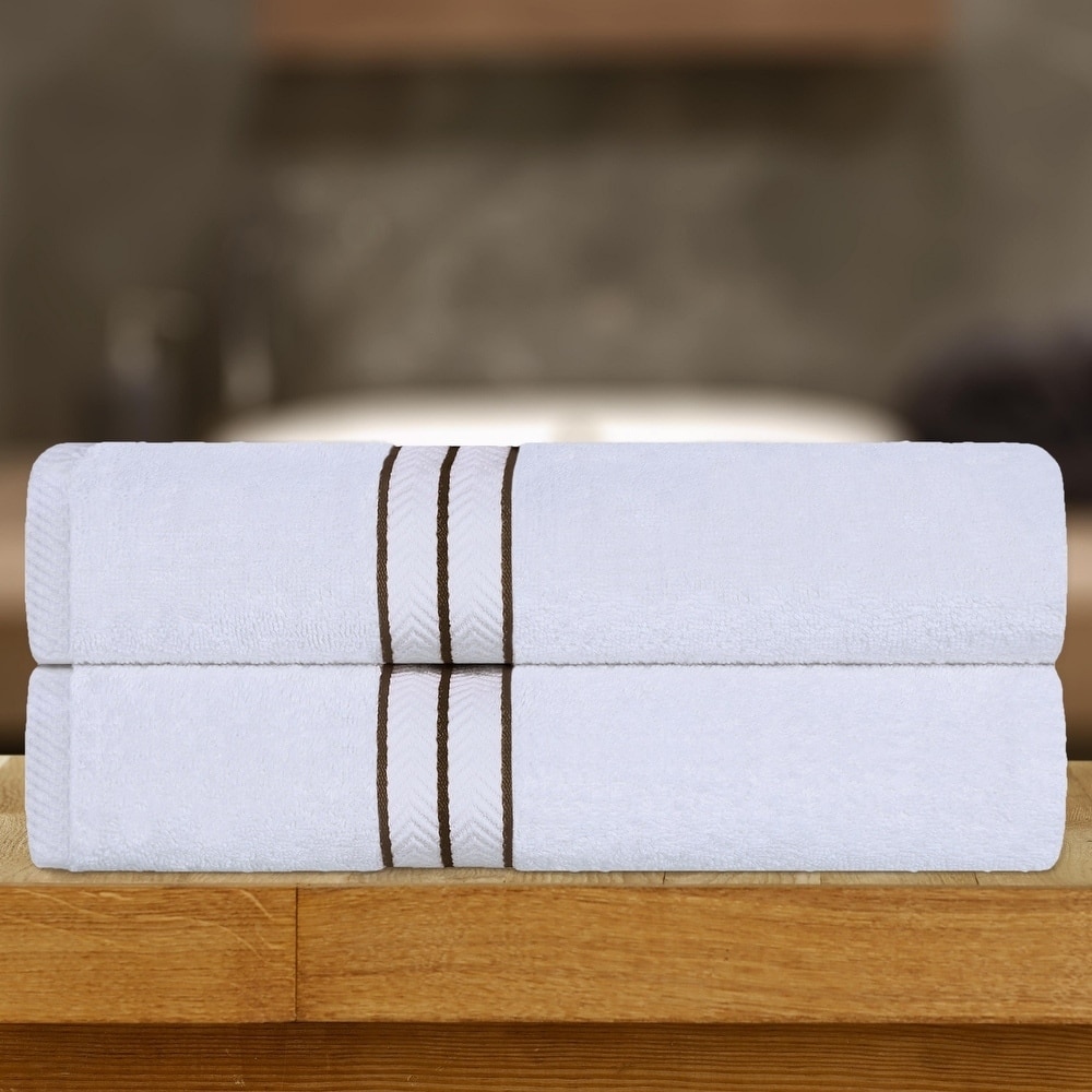 Superior Hotel Collection 2 Piece Bath Sheet Set, Ultra-Plush Turkish Cotton Towels