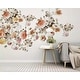preview thumbnail 2 of 1, GK Wall Design Vintage Orange Flower Peony Blossom Bohemian Wallpaper