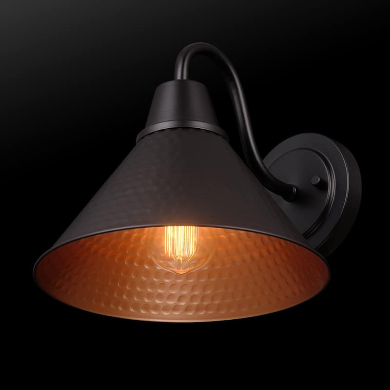 James Allan GWS13476 Montford Single Light 9" Tall Outdoor Wall Sconce