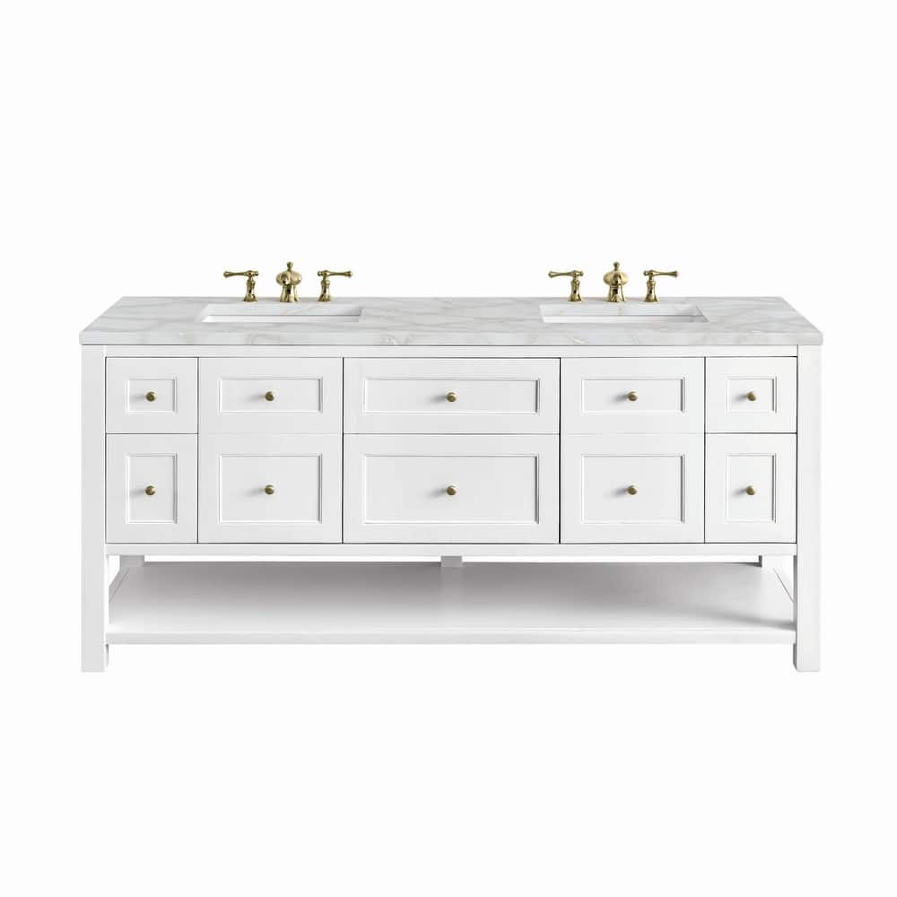 James Martin Vanities 330-V72-3VSL Breckenridge 72" Free Standing