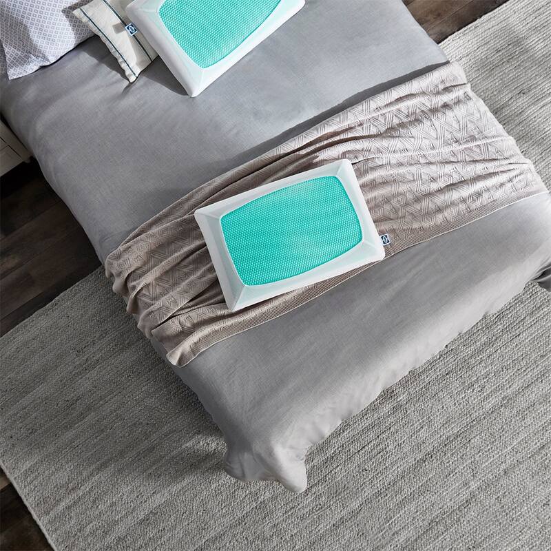 Sealy Essentials Cooling Gel Memory Foam Pillow On Sale Bed Bath